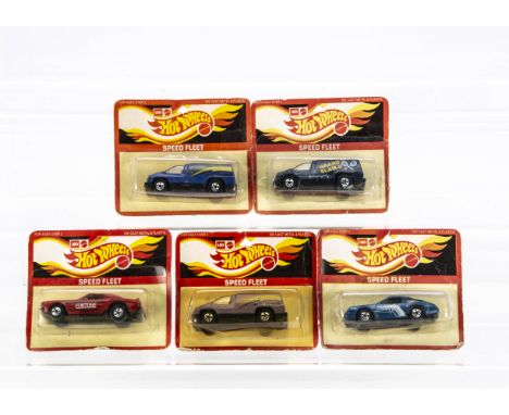 Leo Mattel HotWheels Speed Fleet Collection, 7671 Chevy Monza, 2510 Inside Story (3), 7647 Torino Stocker, in original bliste