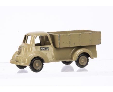 A Gamda Israel Army Toys Series Open Wagon, khaki body and plastic khaki hubs, numberplate 304572, G