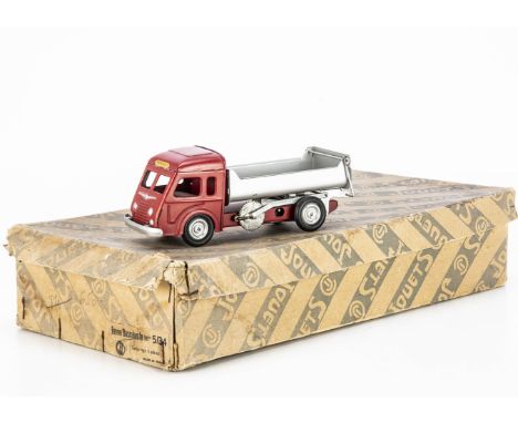 A CIJ Ref No.5/34 Renault R4155 7t 120CV 1952/53 Tipper Truck Trade Box, containing one tinplate clockwork truck, with red ca