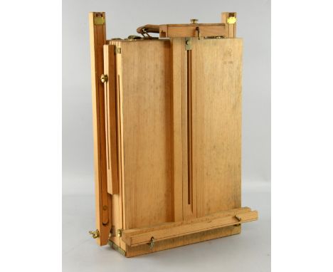 Portable Wooden Easel/Sketch Box, Brev. SGDG. France.  