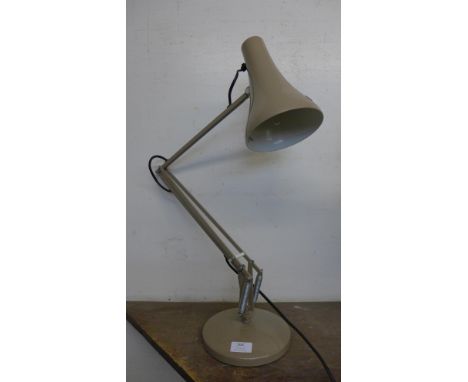 A taupe meta anglepoise desk lamp 
