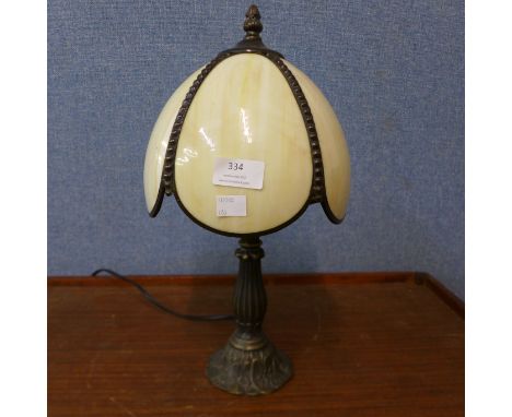 A Tiffany style table lamp 