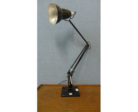 A Herbert Terry &amp; Sons Ltd. black metal anglepoise desk lamp 