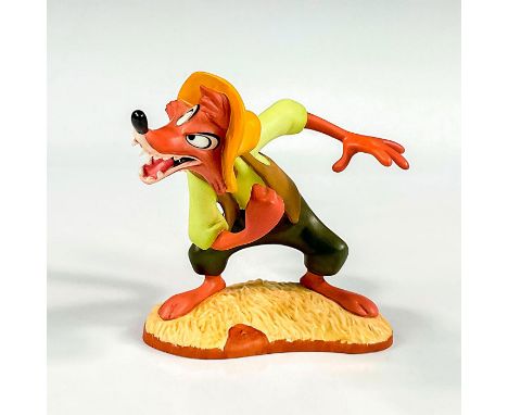 Porcelain figure with matte finish. Depicts Brer Fox the main antagonist from the 1946 animation film, Song of the South. Wal