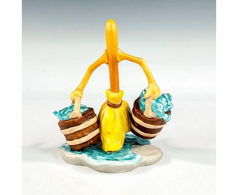 Porcelain figure with matte finish. Depicts the magical broom from the 1940 musical, Fantasia. Walt Disney Classic Collection