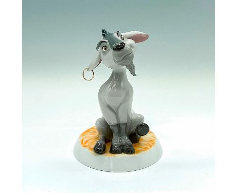 A porcelain figure with glossy finish. Depicts the loveable goat from the 1996 animated film, The Hunchback of Notre Dame. Na