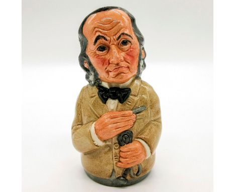 Light brown jacket; grey hair.Series: The Doultonville Collection. Royal Doulton backstamp. Artist: William K. HarperIssued: 