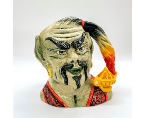Grey, black, red and yellow coloration. Popularized through legend, the genie is said to reside in a magic lantern and to bec
