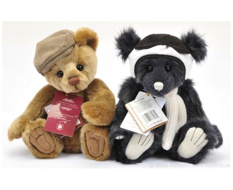 Charlie Bears pair including: (1) Yorkshire Lad teddy bear, the first little character in the Hatty Bears Series, CB 185163, 