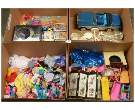 Large collection of Mattel Barbie clothes and accessories plus others including: a range of Barbie and fashion doll clothing 
