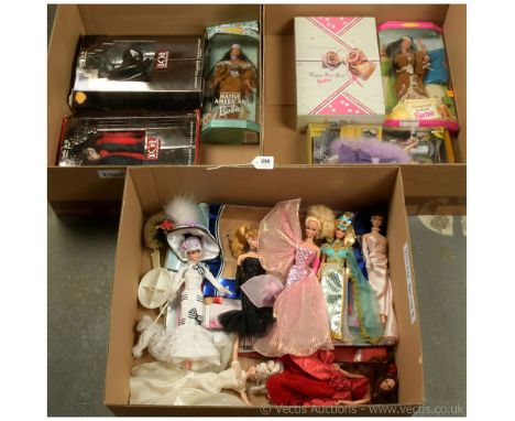 Mattel Barbie x thirteen including: (1) Barbie My Fair Lady Debut At Ascot 1995 Audrey Hepburn As Eliza Doolittle, #15497; (2