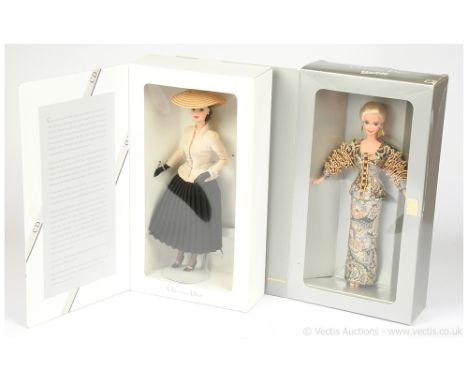 Mattel Barbie dolls Christian Dior pair including: (1) Christian Dior Limited Edition Barbie doll, 1995, No.13168, Mint, with