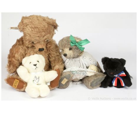 Collection of Dean's Rag Book and Merrythought teddy bears including:  (1) Gussie The Gypsy teddy bear, LE 1/50, with swing l