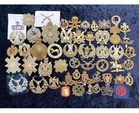 A Quantity of Military Cap Badges, including RAF, Highland Battalion 1914, Army Corps Educational, Royal Army Ordnance Corps,