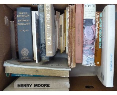 A box of books mainly related to art and artists (SCB Box)