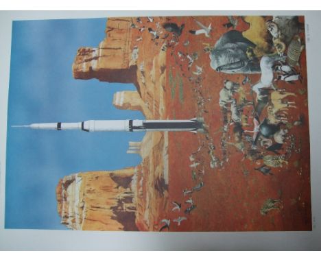 Peter Le Vasseur 'Nuclear Ark' limited edition print number 40/400, signed lower right, published Windsor and Eton Fine Art C