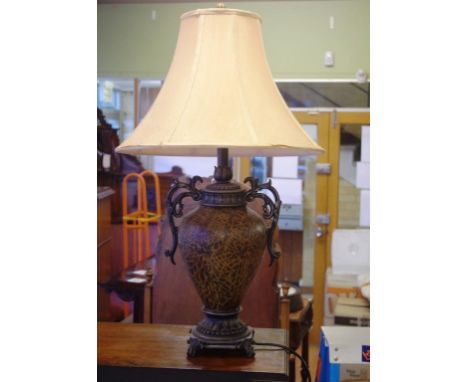Antique style electric lamp 78cm high