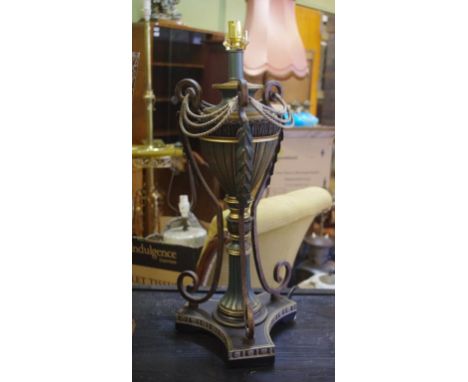 French style electric table lamp 60cm high approx