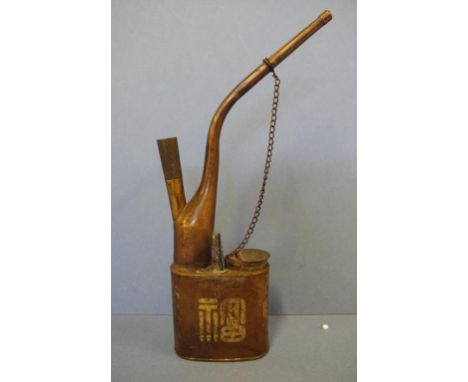 Vintage metal opium pipe