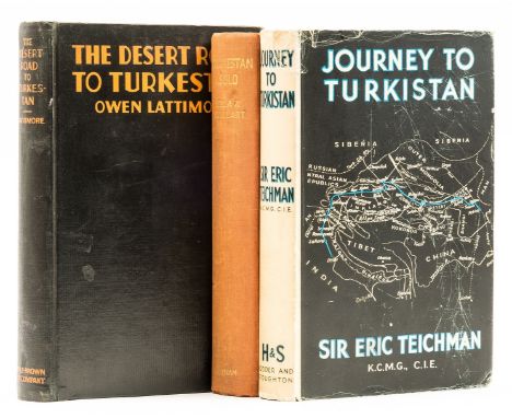 Central Asia.- Turkistan.- Teichman (Sir Eric) Journey to Turkistan, first edition, plates, folding map at rear, original clo