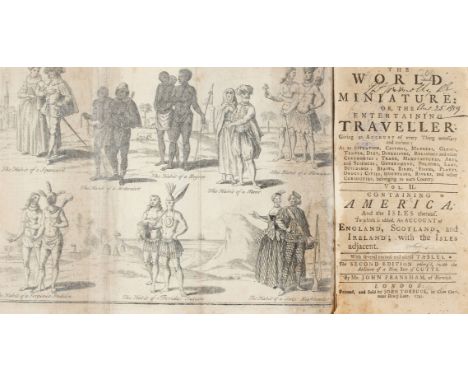 Americas.- Fransham (John) The World in Miniature: or the Entertaining Traveller... Containing America, vol. 2 only, folding 