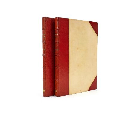 Middle East.- Lawrence (T.E.) Crusader Castles, 2 vol., number 624 of 1,000 copies,  titles in red, plates and illustrations,