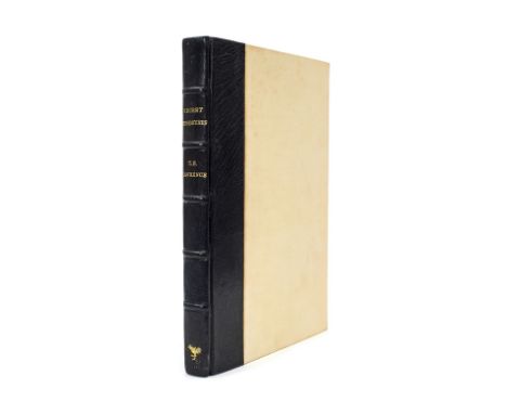 Middle East.- Lawrence (T.E.) Secret Despatches from Arabia, 460 of 1,000 copies, frontispiece, the odd spot to text, light f