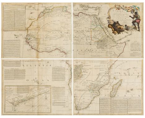 Africa.- d'Anville (Jean Baptiste Bourguignon) Africa, According to Mr. D'Anville with Several Additions, &amp; Improvements,