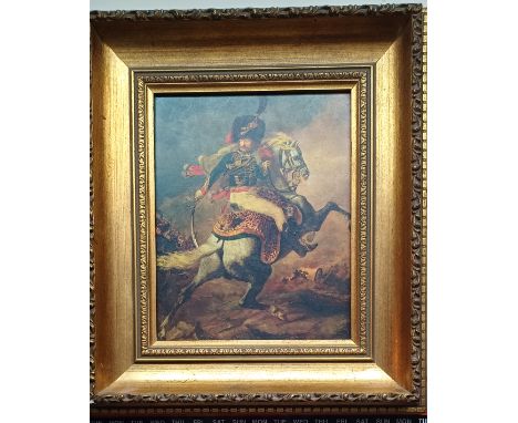 Theodore G&eacute;ricault's 1812 "Charging Chasseur"&nbsp;is a portrait featuring an officer in the French Imperial Guard cha