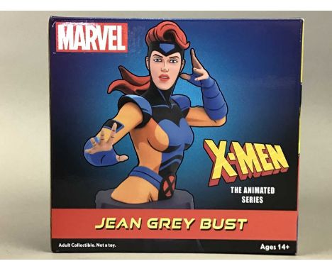 LOT OF MARVEL BUSTS AND FIGURES,including three Diamond Select Toys busts of Jean Grey (x2) and Diamond Emma Frost, Dismond S