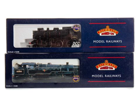 BACHMANN MODEL RAILWAY,two locomotives comprising 32-577 Ivatt Class 4 and 32-356 Standard Class 4MT Tank, both boxed (2)