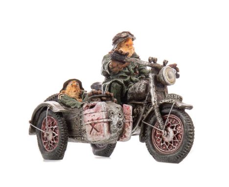 THE COMIC ART OF GUILLERMO FORCHINO - SIDECAR,a Limited Edition Collector's Series model number 01758, 21cm long, with certif