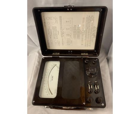 A LARGE PORTABLE WATTMETER MODEL S.67 FROM: 1 NUMBER: AP47908 