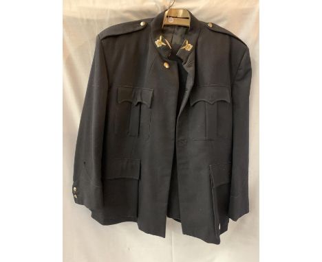 A DURBAN REGIMENT BLACK JACKET AND TROUSERS 
