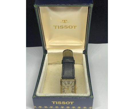 A BOXED TISSOT WRIST WATCH 