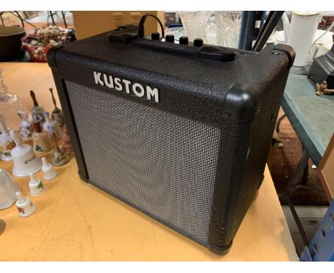 A KUSTOM KBA10 BASS GUITAR AMPLIFIER 