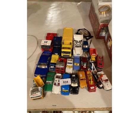 AN ASSORTMENT OF VARIOUS MODEL CARS AND LORRIES 