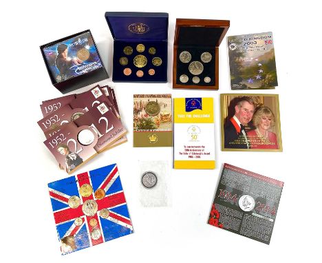 UK Pattern Coins, Medallions and Dr Who interest, etc. Comprising:A boxed cased 6 coin proof like Pattern set of 1936 Edward 