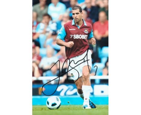 Tal Ben Haim signed 12x8 inch colour photo pictured while playing for West Ham Utd. Good condition. All autographs come with 
