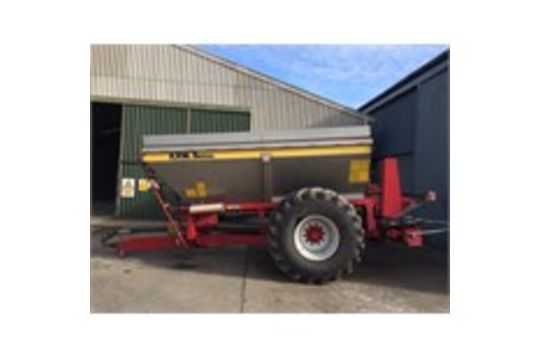 2007 Krm Bredal K85 Lime Fertiliser Spreader With Stainless Steel Hopper Chassis No 2189