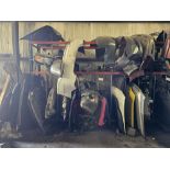 Lot of Various Salvaged Car Parts