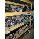 Lot of Salvaged Car Parts - (8) Shelves of Misc Parts