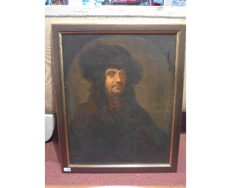 A late 18th/ early 19th Century British school, portrait of a gentleman, oil on canvas, 76cm x 60cm