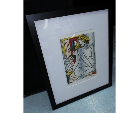 ROY LICHTENSTEIN (American, 1923-1997), lithograph in colours, numbered 49/300, signed in the plate, blindstamped, 31cm x 20.