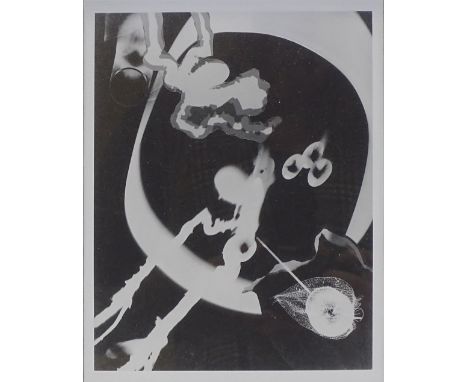 Christian Schad (1894 - 1982), photographic print, abstract, 9" x 7", framed