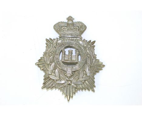 A Third Norfolk Rifle volunteer Corps helmet plate 