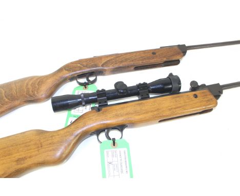 A Diana Model 77 .22 Cal. air rifle with an AF Model 76
As a post 1939 air weapon the restrictions of the crime Reduction Act