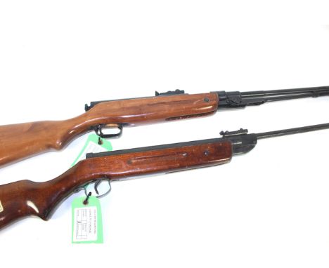 Two air rifles (NB both AF)
As a post 1939 air weapon the restrictions of the crime Reduction Act apply to the sale and deliv