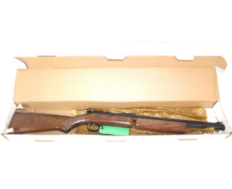 A Benjamin Franklin .177 Cal air rifle Ser. No. T-366371 circa 1980 in original excellent condition and with original box.
As