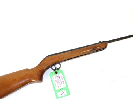 A B.S.A. Cadet .177 Cal. air rifle Ser.No. B44100SB (smooth bore) circa 1946-1949. A good clean example.
As a post 1939 air w